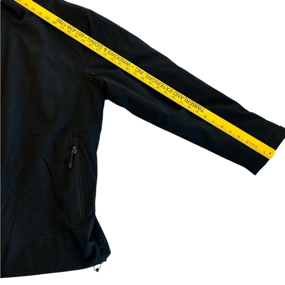 Storm Creek Mens Fleece Lined Full Zip Jacket Black XL Zip Pockets Button Collar - Picture 15 of 15